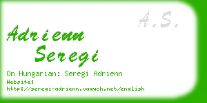 adrienn seregi business card